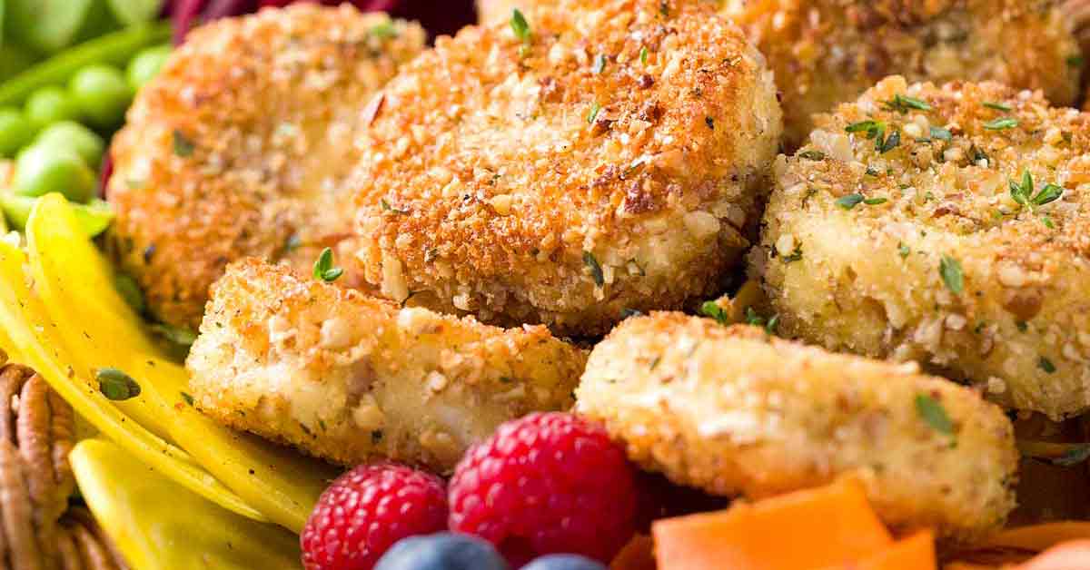 Fried Goat Cheese Salad Jessica Gavin