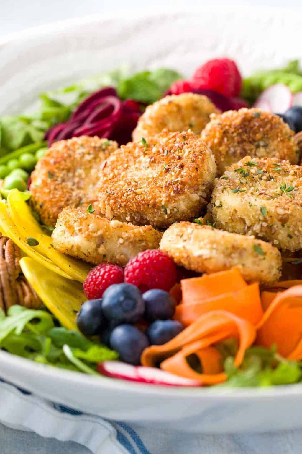 Fried Goat Cheese Salad Jessica Gavin