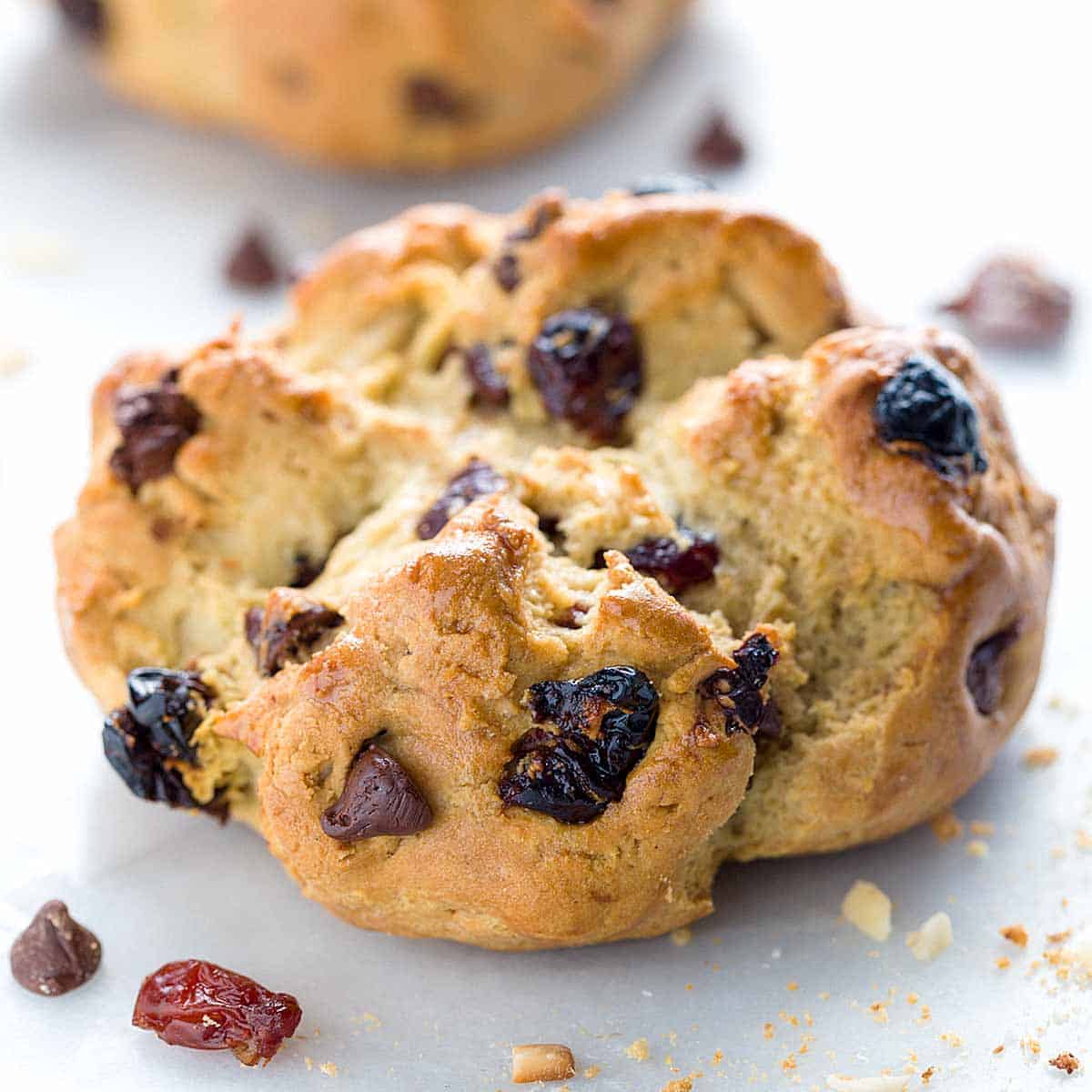 Sweet Irish Soda Bread with Cherries