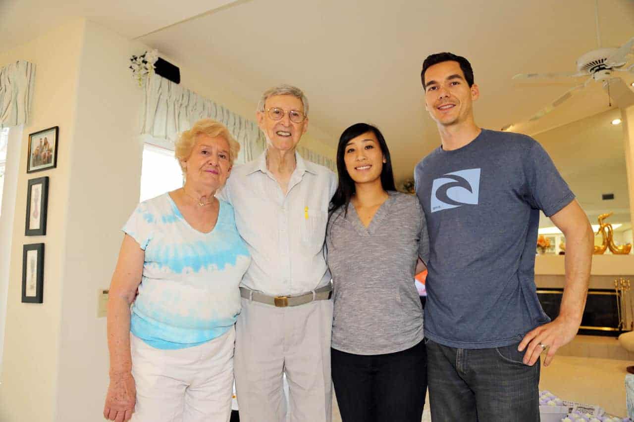 Family photo, Rose, Joe, me, and Jason