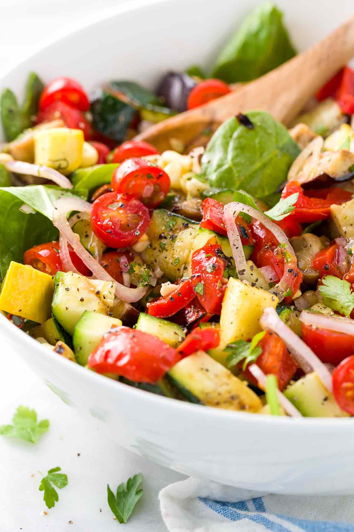 Grilled Vegetable Salad with Citrus Dressing Jessica Gavin