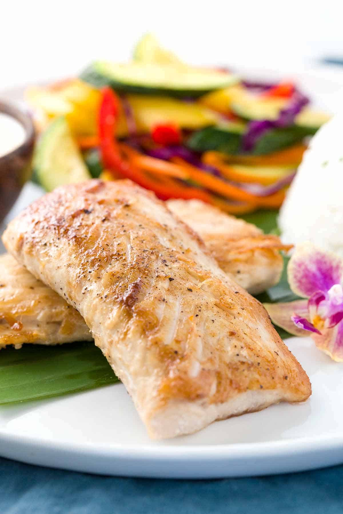 Mahi Mahi with Tahitian Vanilla Sauce Jessica Gavin