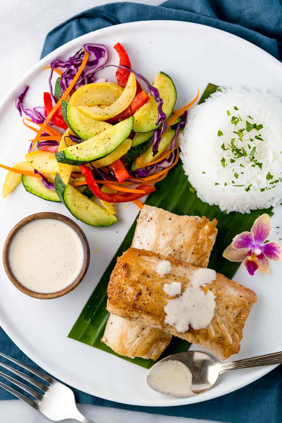 Mahi Mahi with Tahitian Vanilla Sauce Jessica Gavin