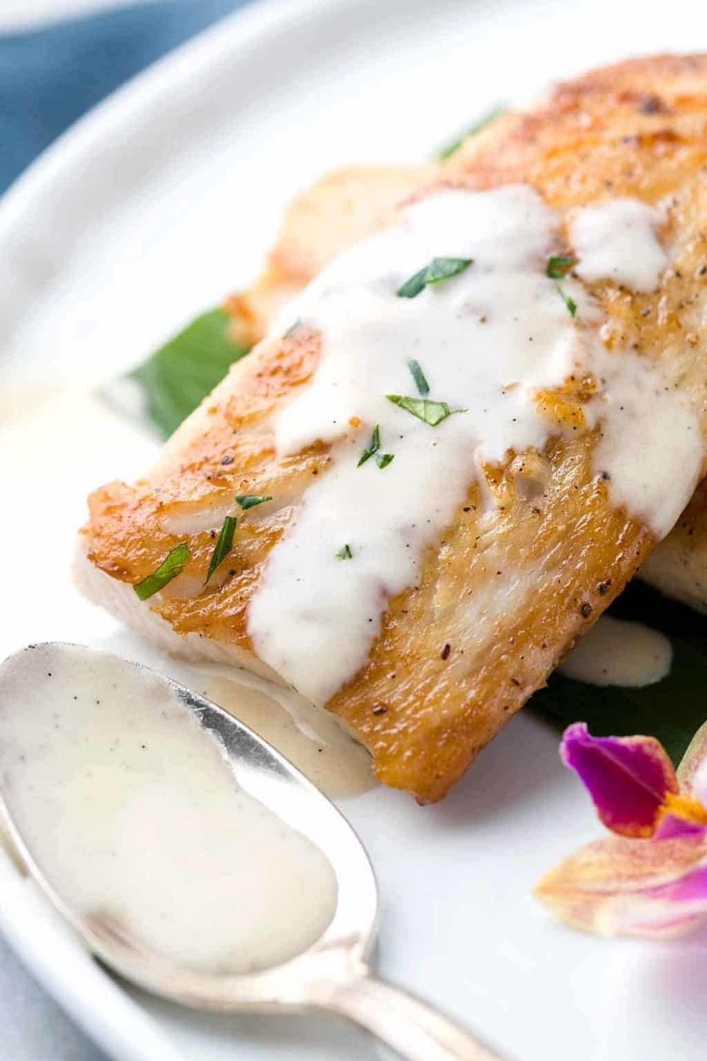 Mahi Mahi with Tahitian Vanilla Sauce Jessica Gavin