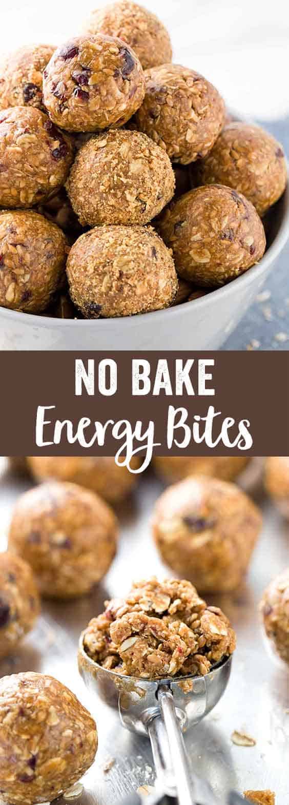 No bake energy bites packed with protein and nutritious ingredients for your on the go lifestyle. These healthy little snacks offer a quick boost, perfect for slow afternoons or recovering from a workout.
