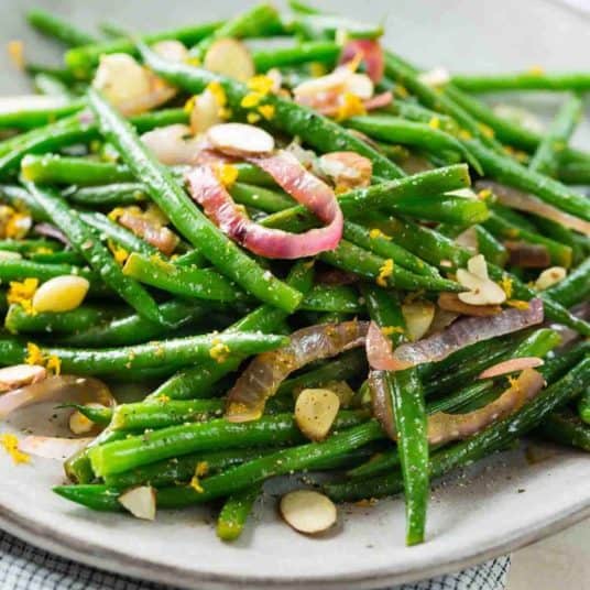 Green Beans and Almonds Jessica Gavin