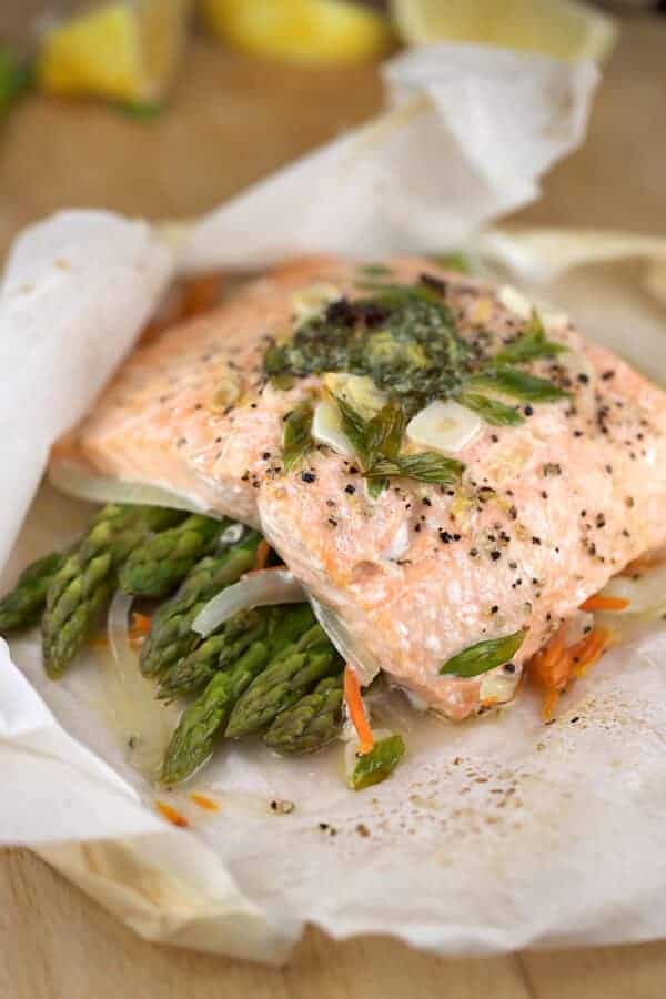 salmon oven roasted in a bag