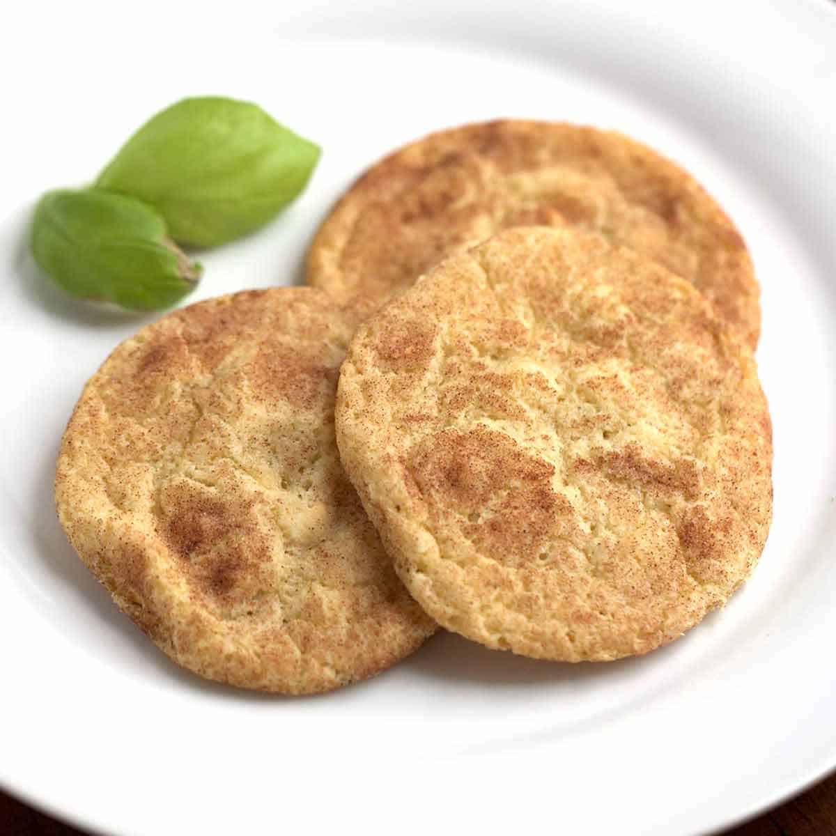 White Chocolate Snickerdoodle Cookies