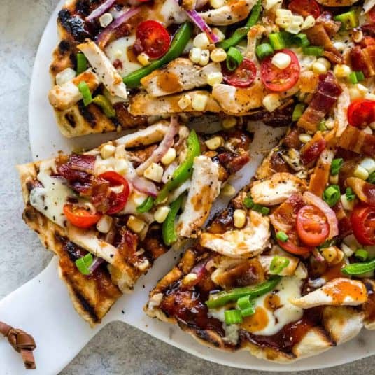 Grilled BBQ Chicken Pizza Recipe Jessica Gavin