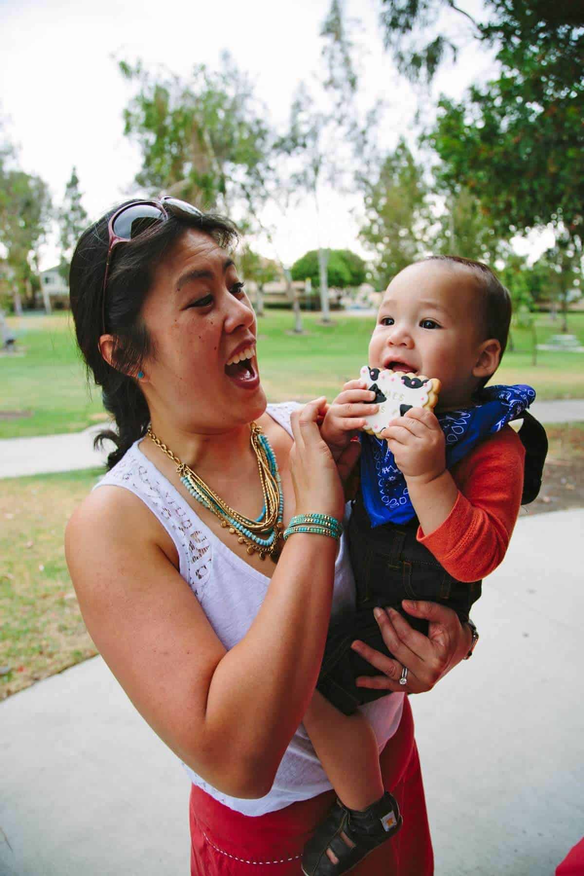 james-1st-birthday-with-aunt-svet