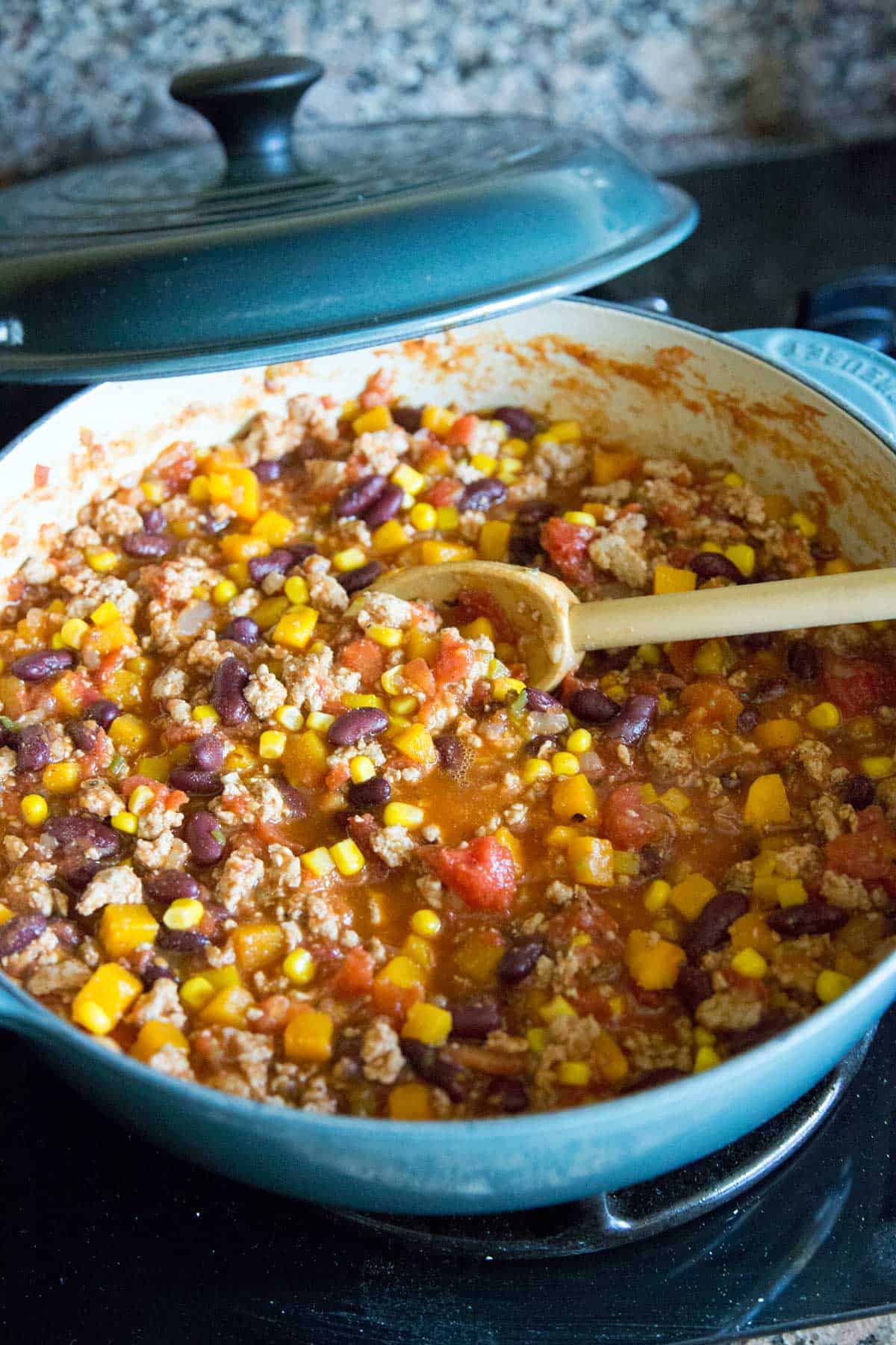 Turkey Chili with Roasted Jalapeño Peppers Jessica Gavin