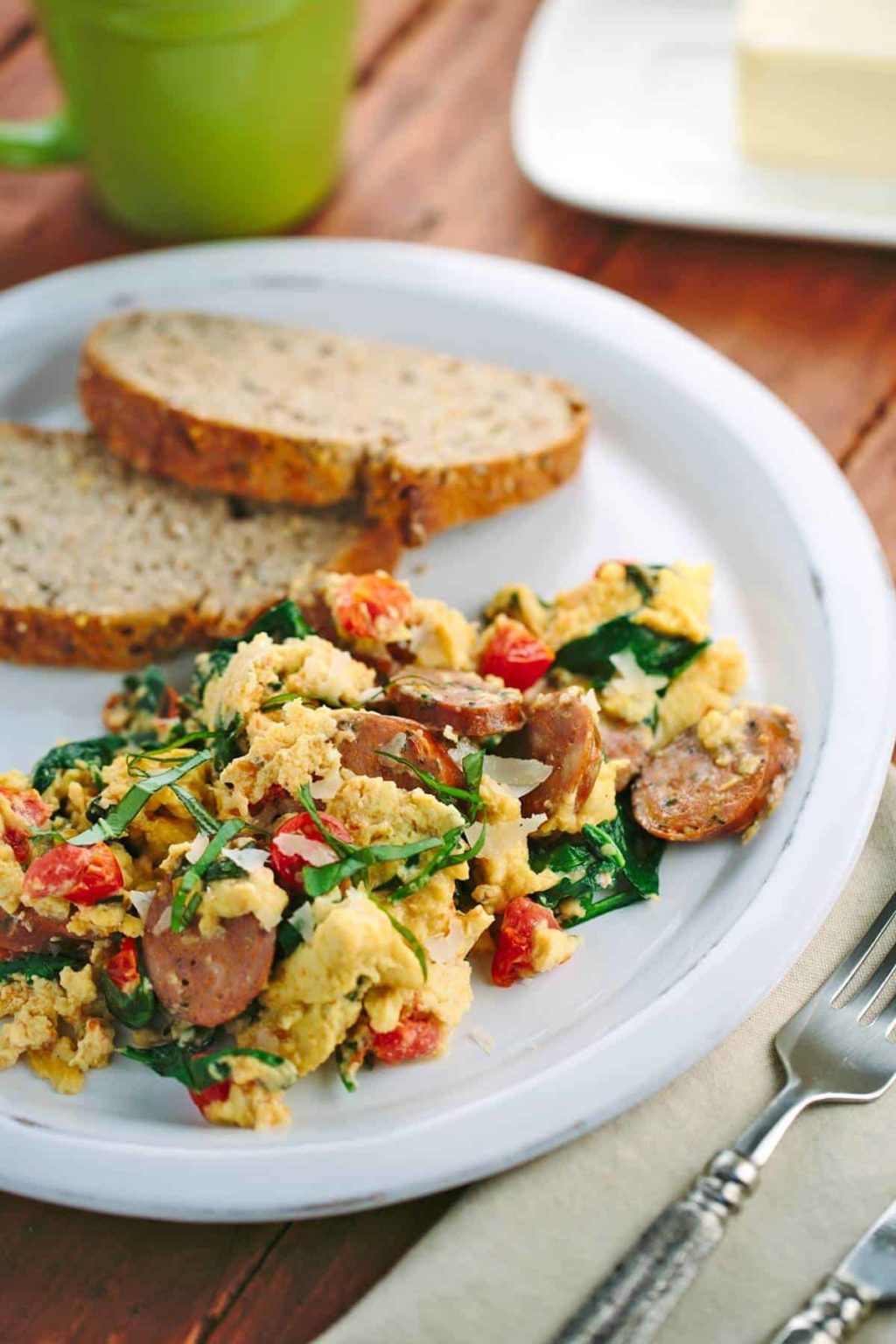 Breakfast Scramble Recipe with Italian Sausage Jessica Gavin