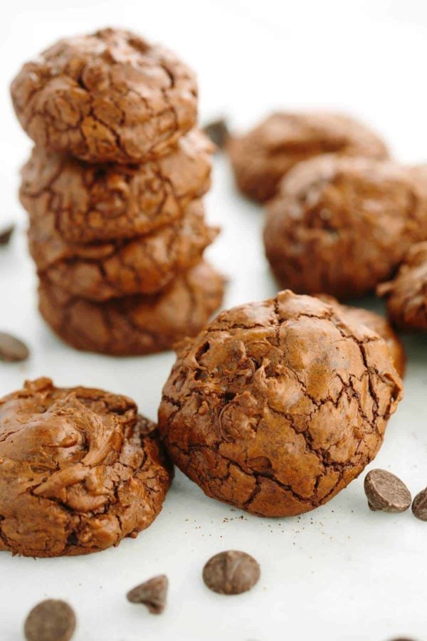 triple chocolate truffle cookies