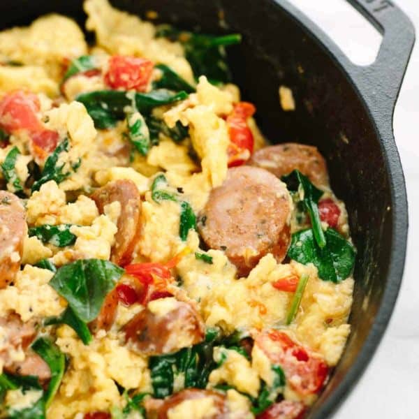Breakfast Scramble Recipe with Italian Sausage Jessica Gavin