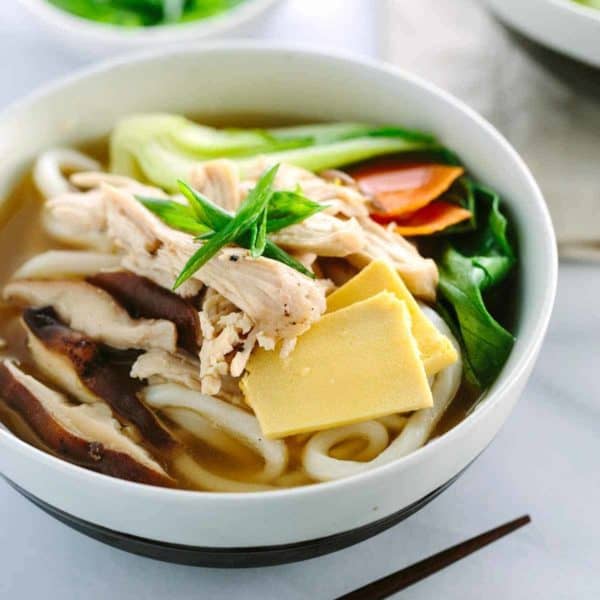 Chicken Udon Soup with Bok Choy Jessica Gavin