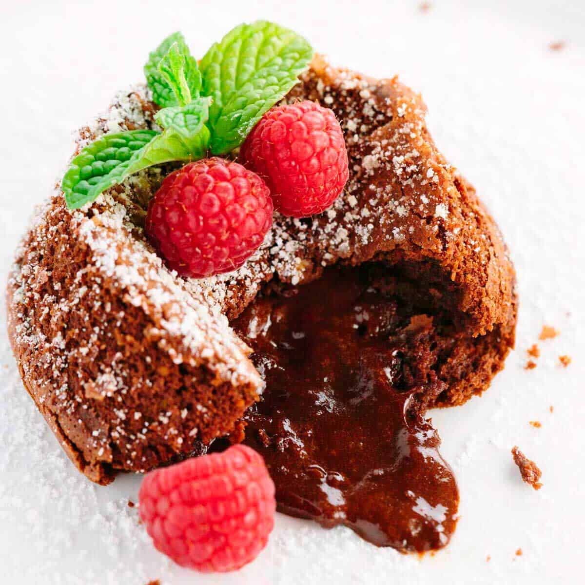 Classic Chocolate Molten Lava Cake