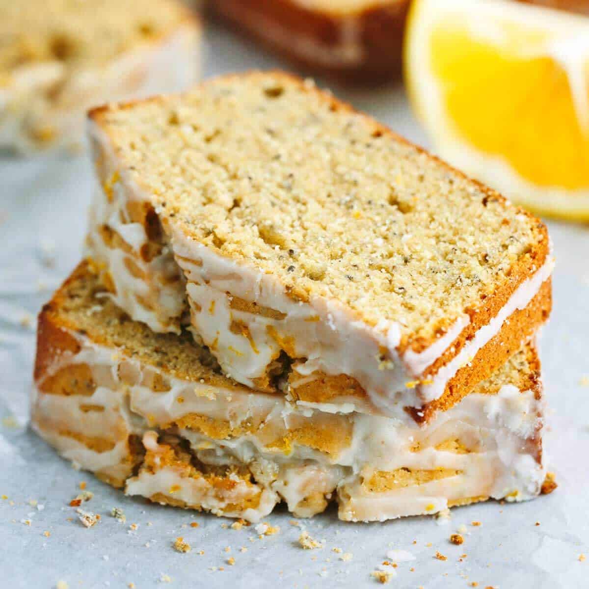 Whole Wheat Lemon Chia Seed Yogurt Cake