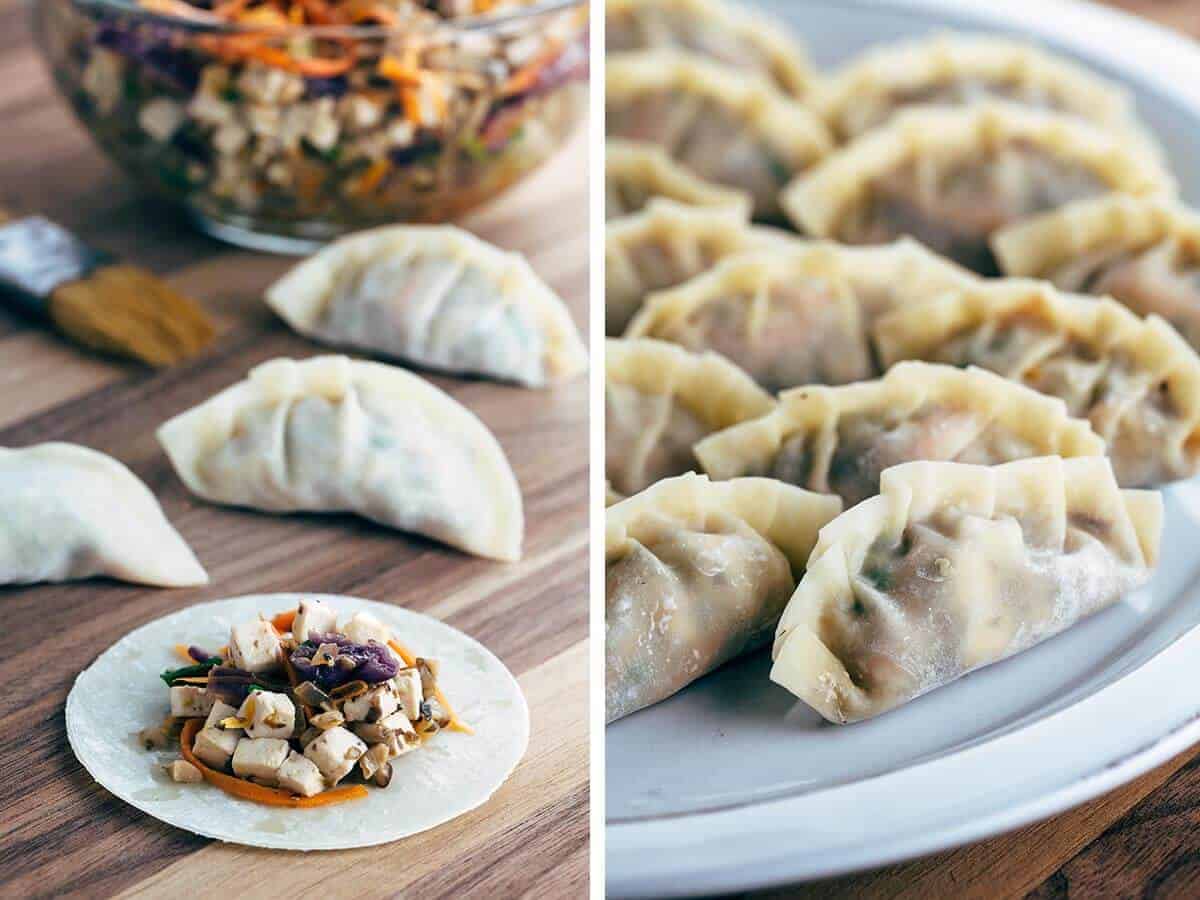 Crispy Vegetable Tofu Dumplings Jessica Gavin