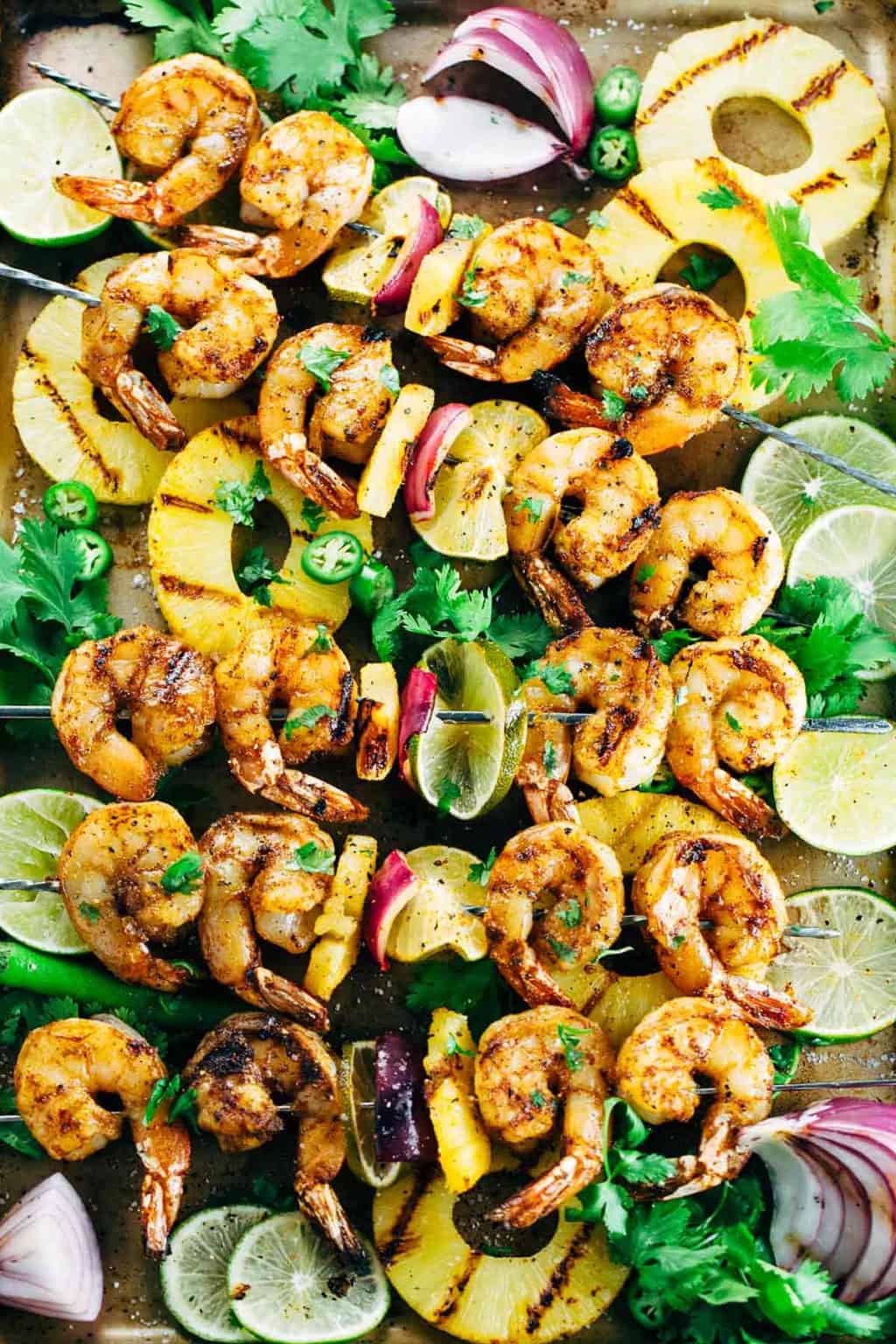 Grilled Shrimp Skewers with Pineapple Sauce Jessica Gavin