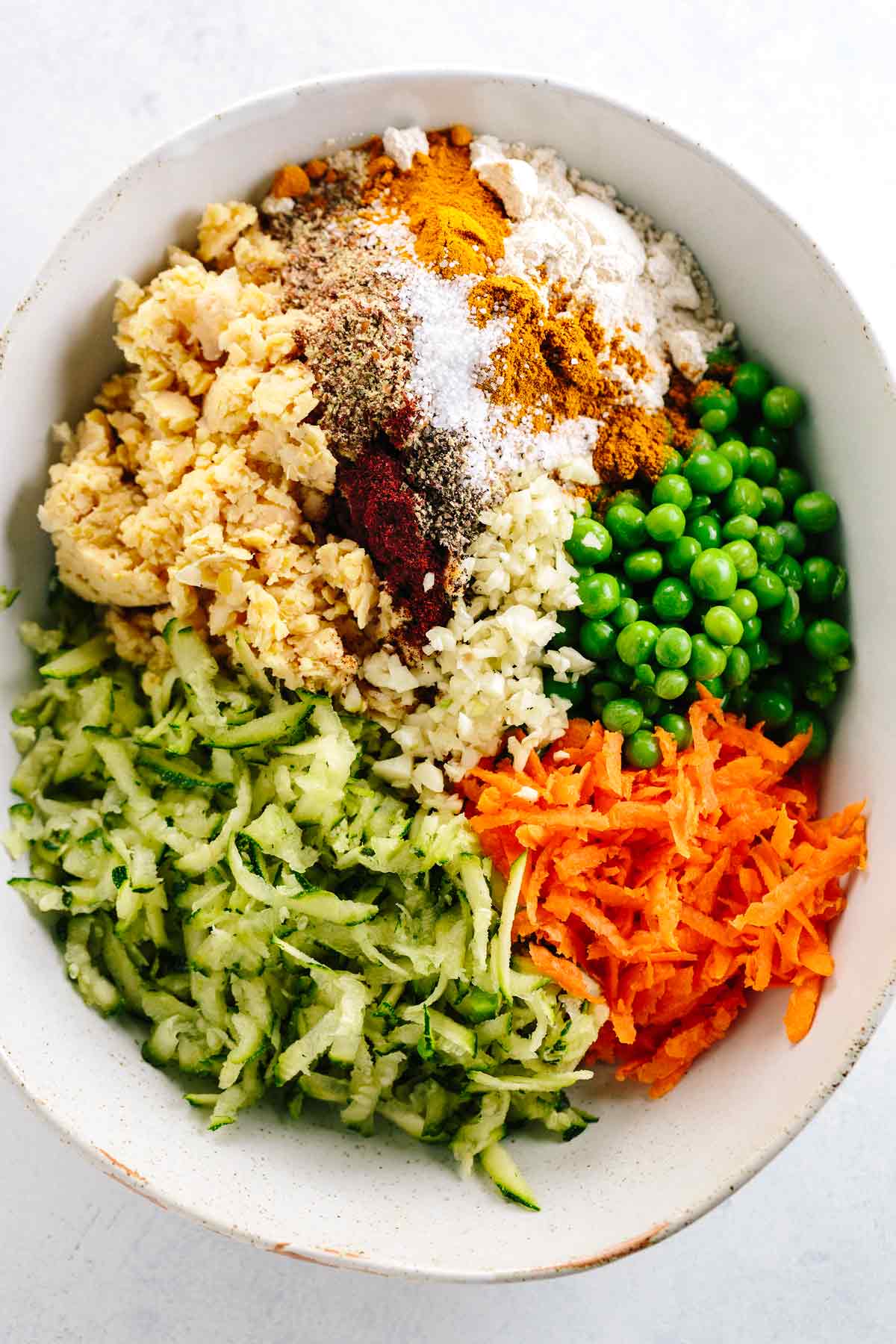 IndianSpiced Vegetable Cakes Recipe with Chickpeas Jessica Gavin