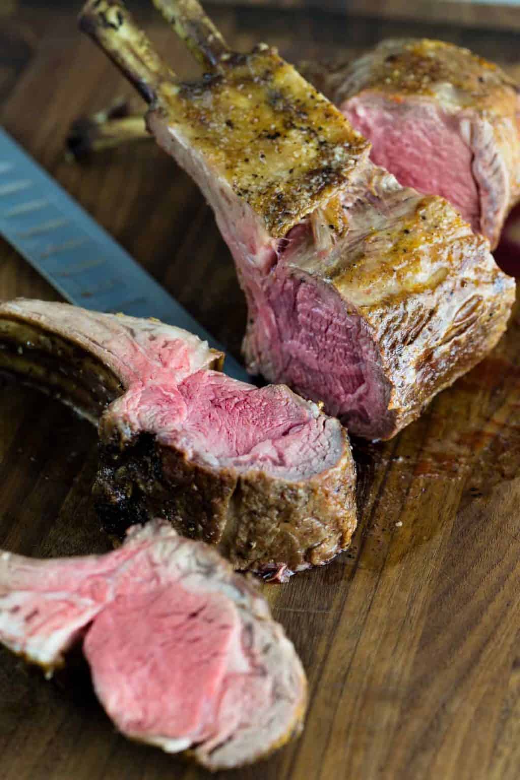 Rack of Lamb with Mushroom Sauce Jessica Gavin