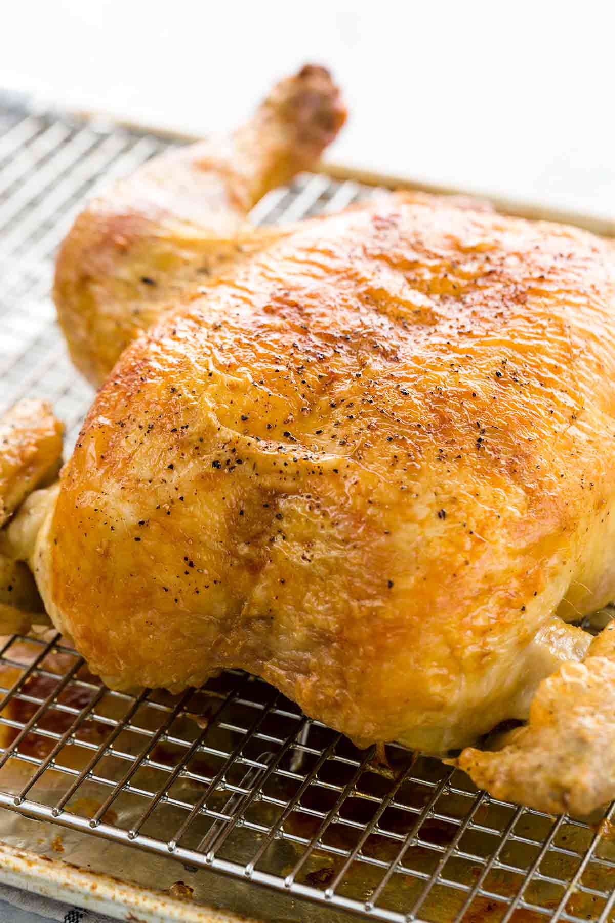 Dry Brined Butterflied Roasted Chicken Jessica Gavin