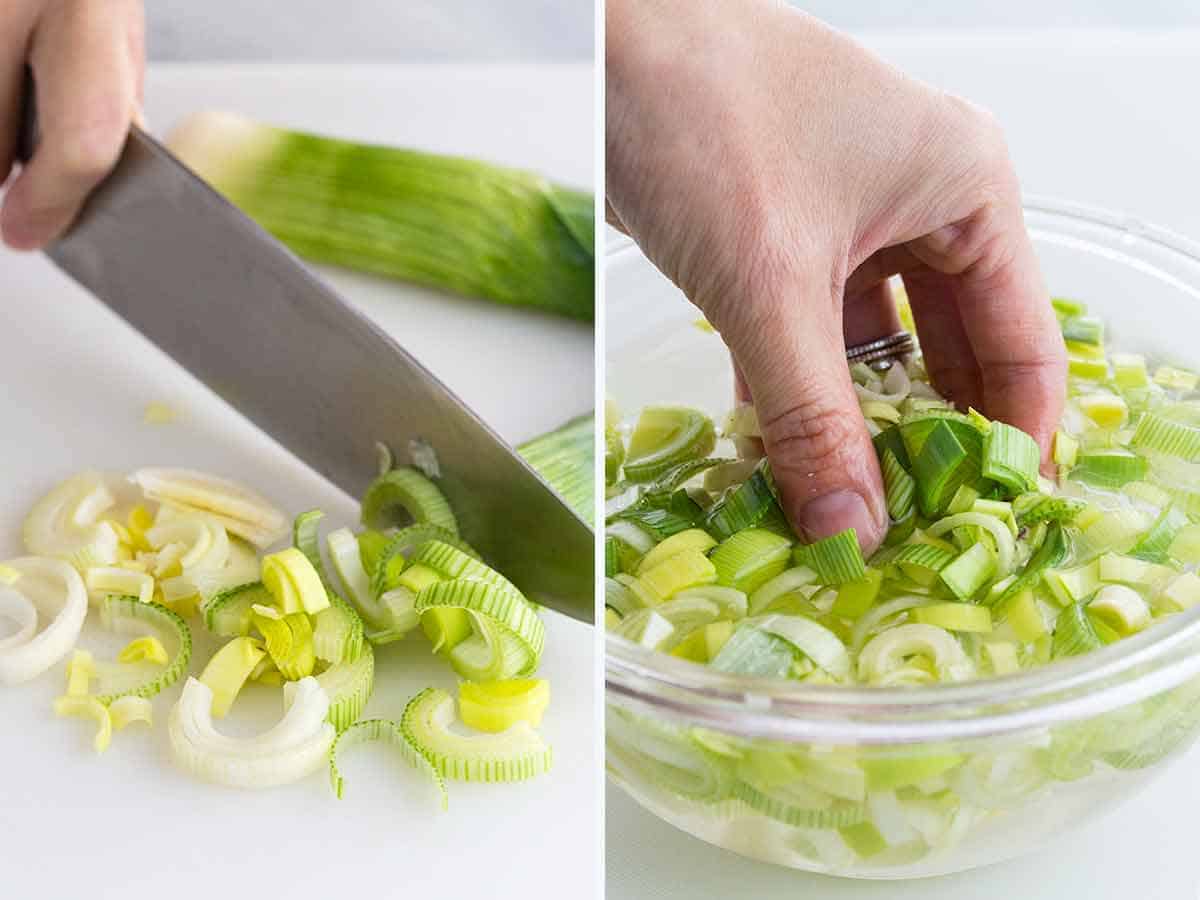 How to Clean Leeks Jessica Gavin