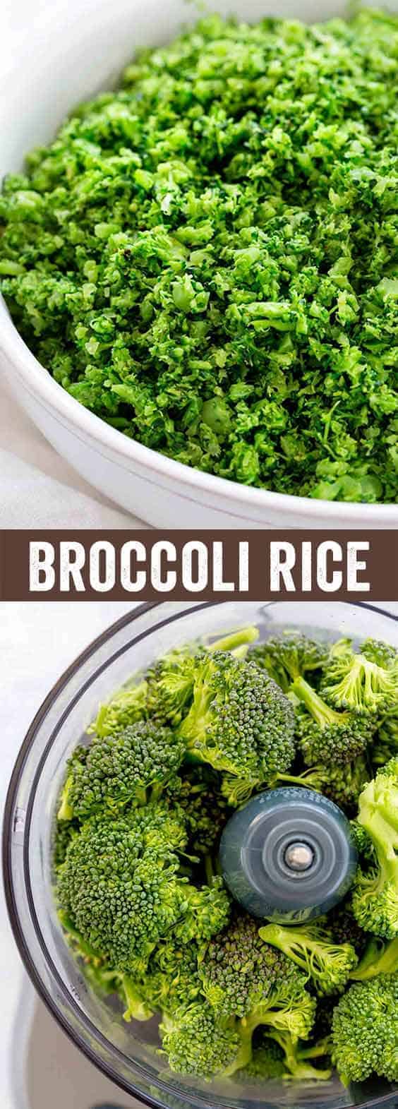 Learn how to make broccoli rice with three easy preparation techniques. This simple recipe creates a low-carb, Paleo and Whole30 alternative to grains. Saute, steam or eat this vegetable rice raw for a nutrient-rich side dish. #BroccoliRice