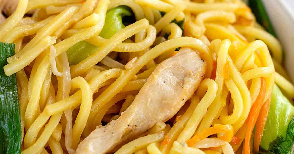 what is chicken lo mein