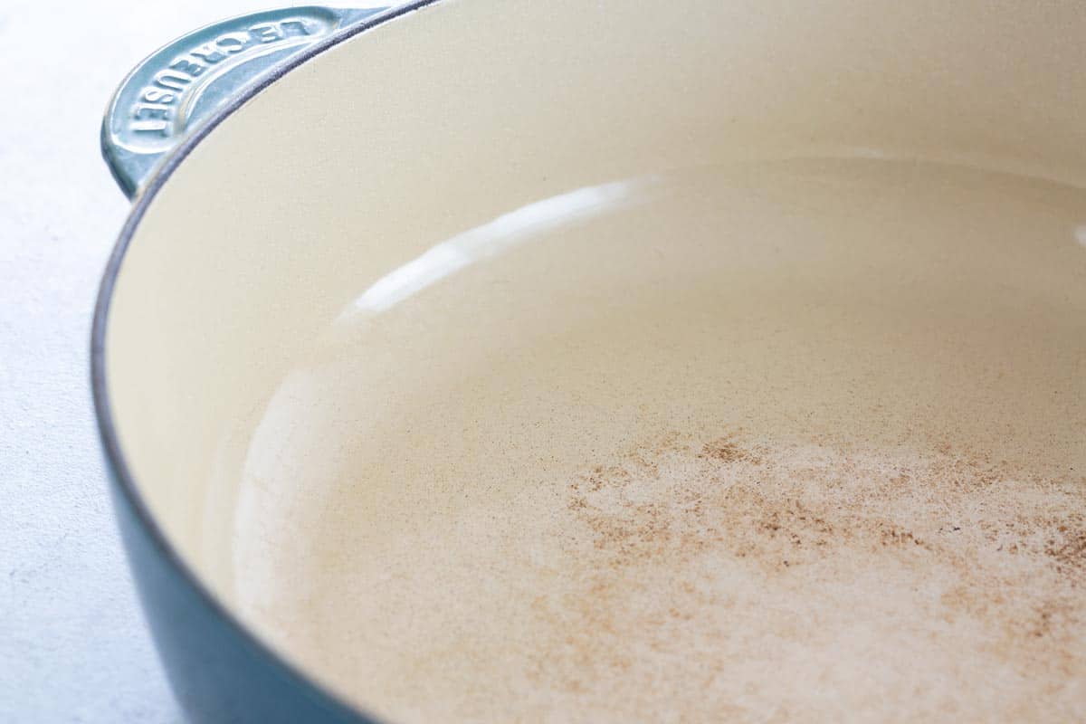 Enameled Cast Iron pan