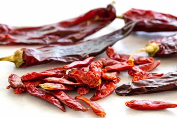 dried peppers