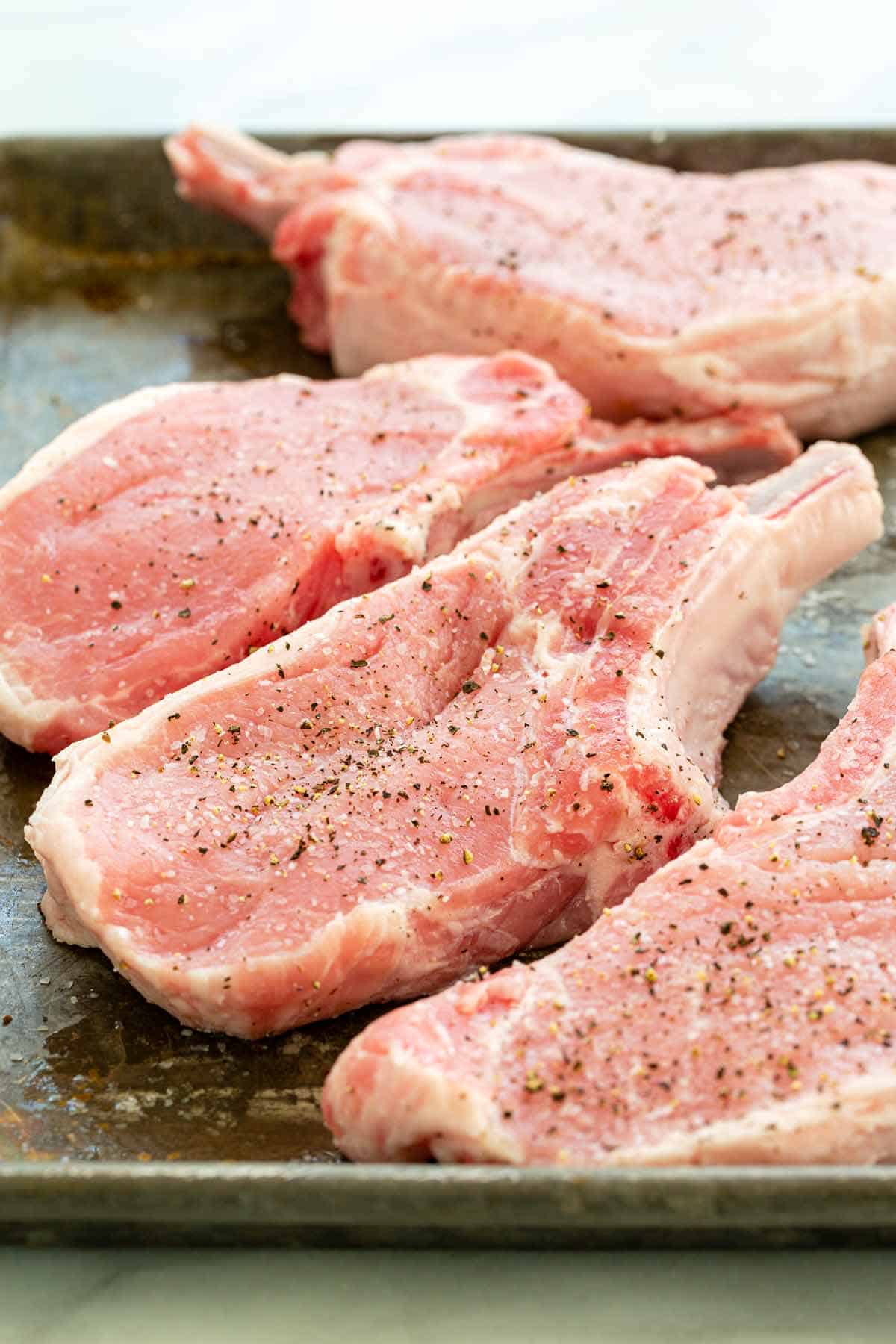 PanFried Pork Chops with Garlic Butter Jessica Gavin