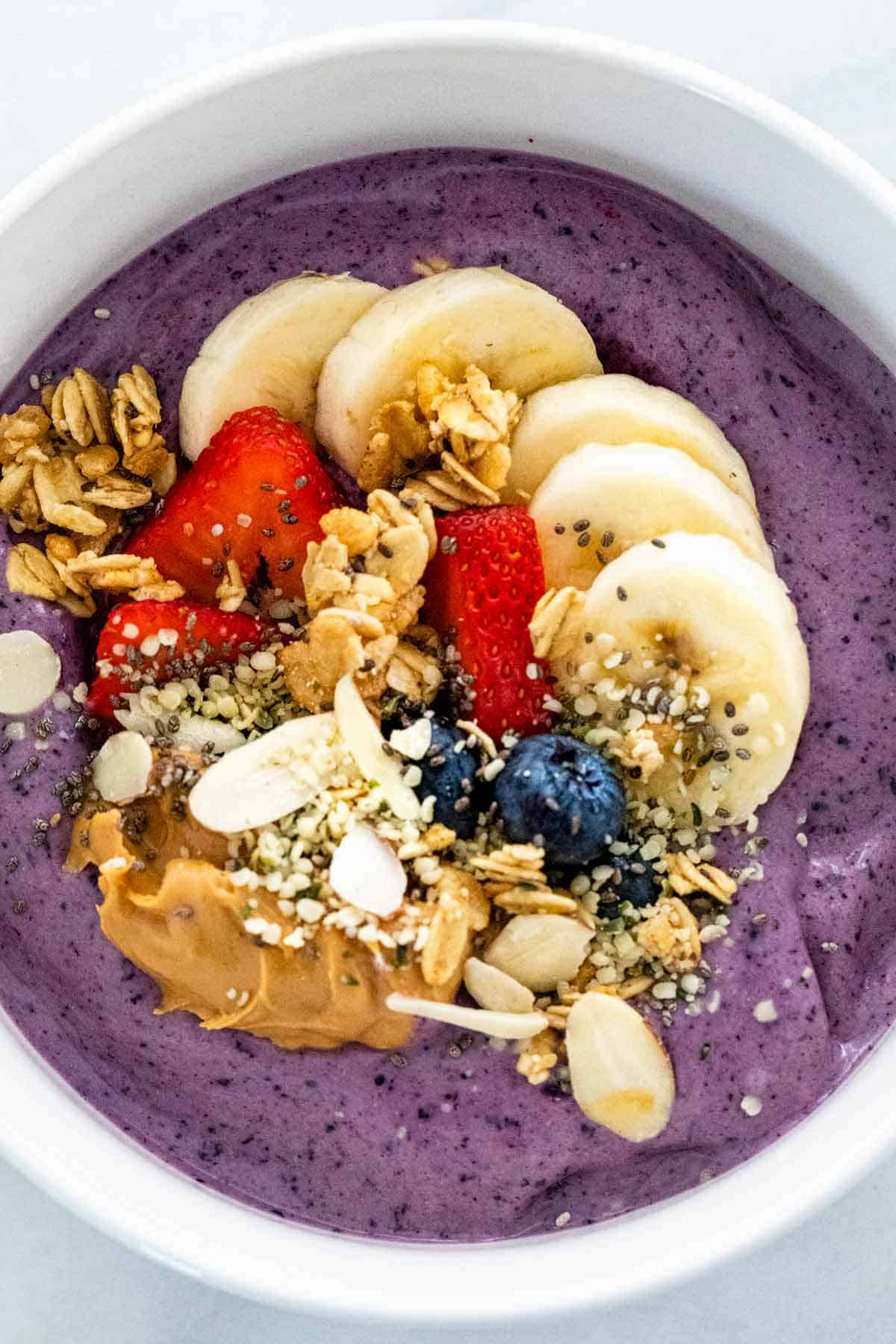 Protein acai bowl recipe.