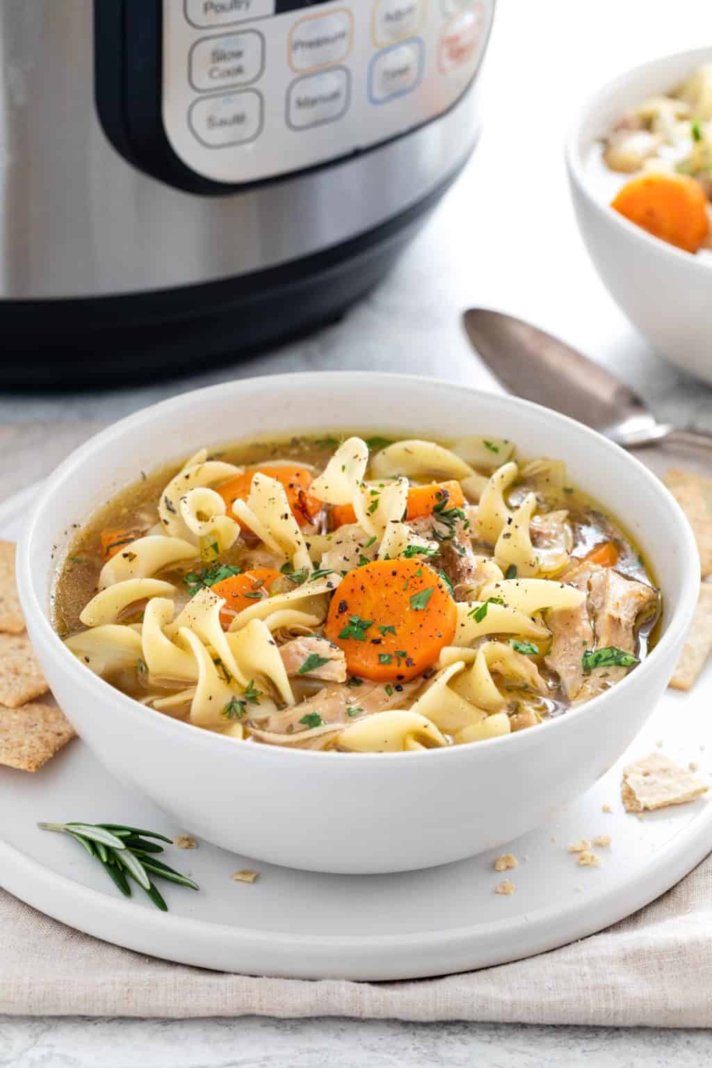 Easy Instant Pot Chicken Noodle Soup Jessica Gavin