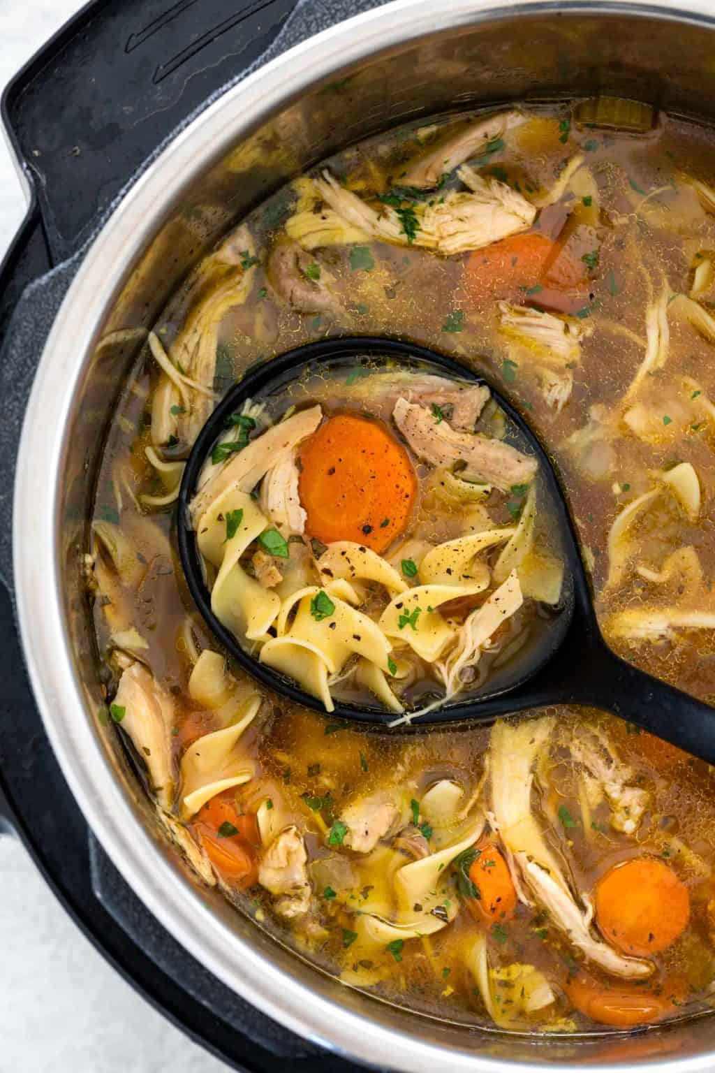 Easy Instant Pot Chicken Noodle Soup Jessica Gavin