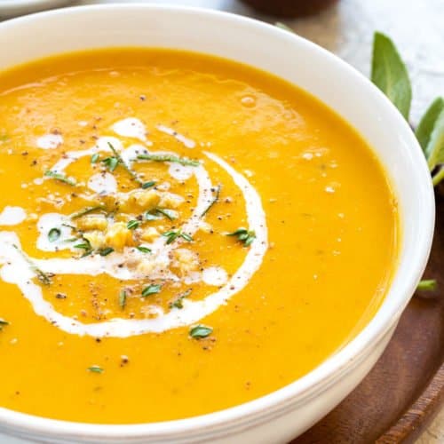 Roasted Acorn Squash Soup Jessica Gavin