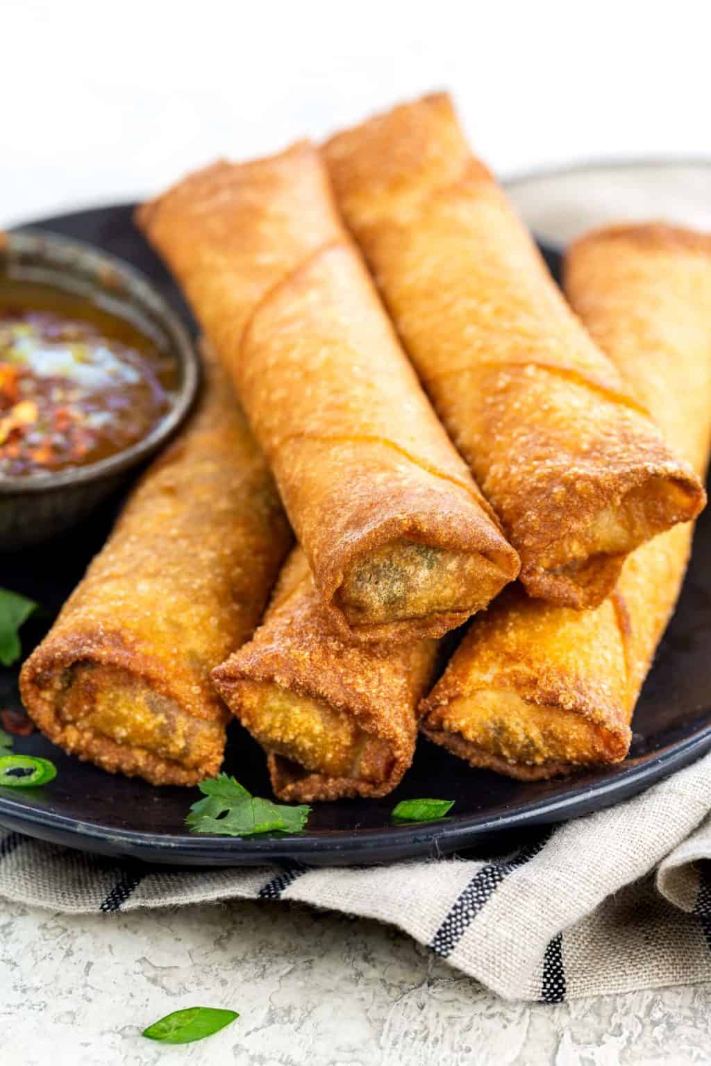 Crispy Vegetarian Egg Rolls (VIDEO) Jessica Gavin