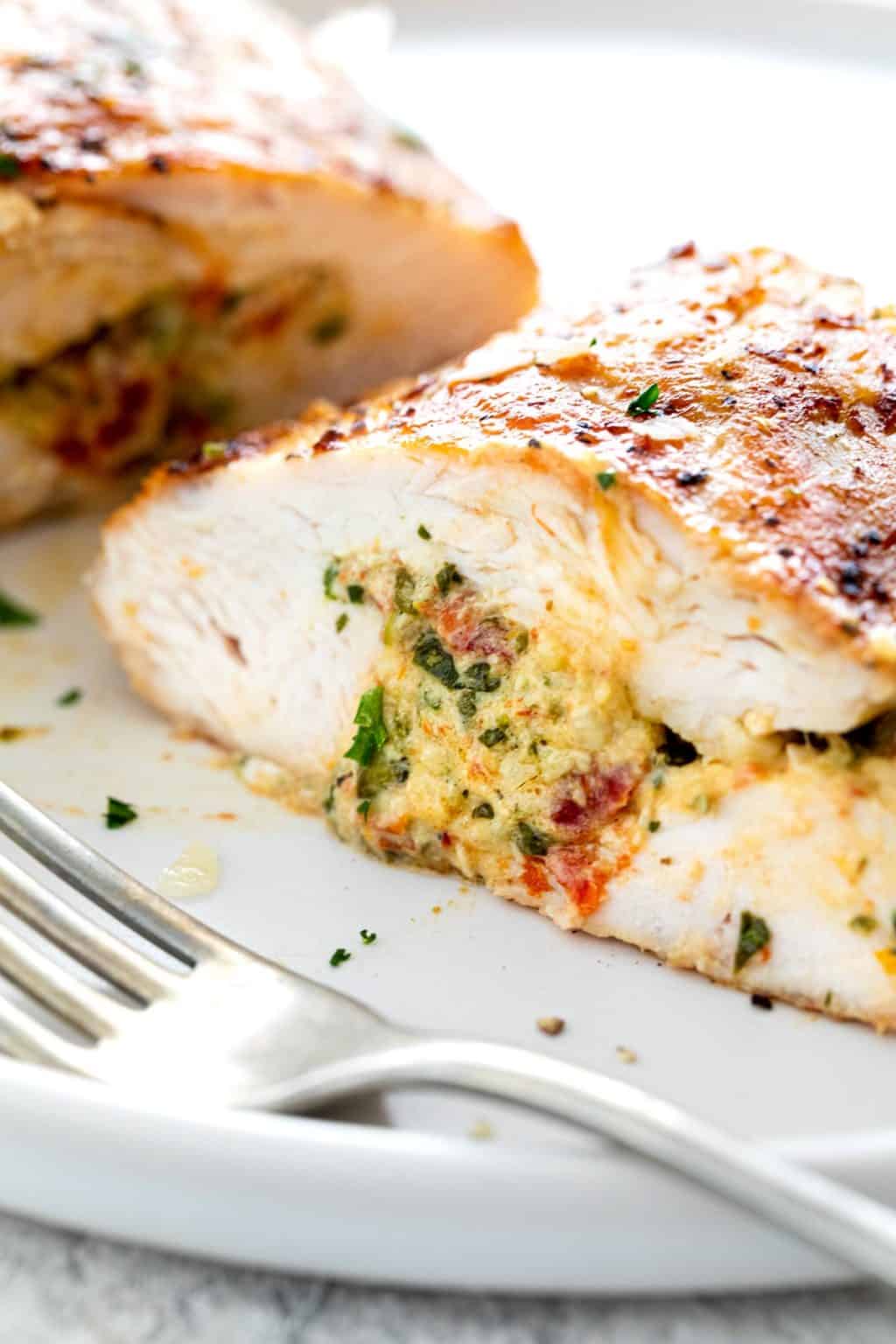 Stuffed Chicken Breast with Sundried Tomatoes Jessica Gavin