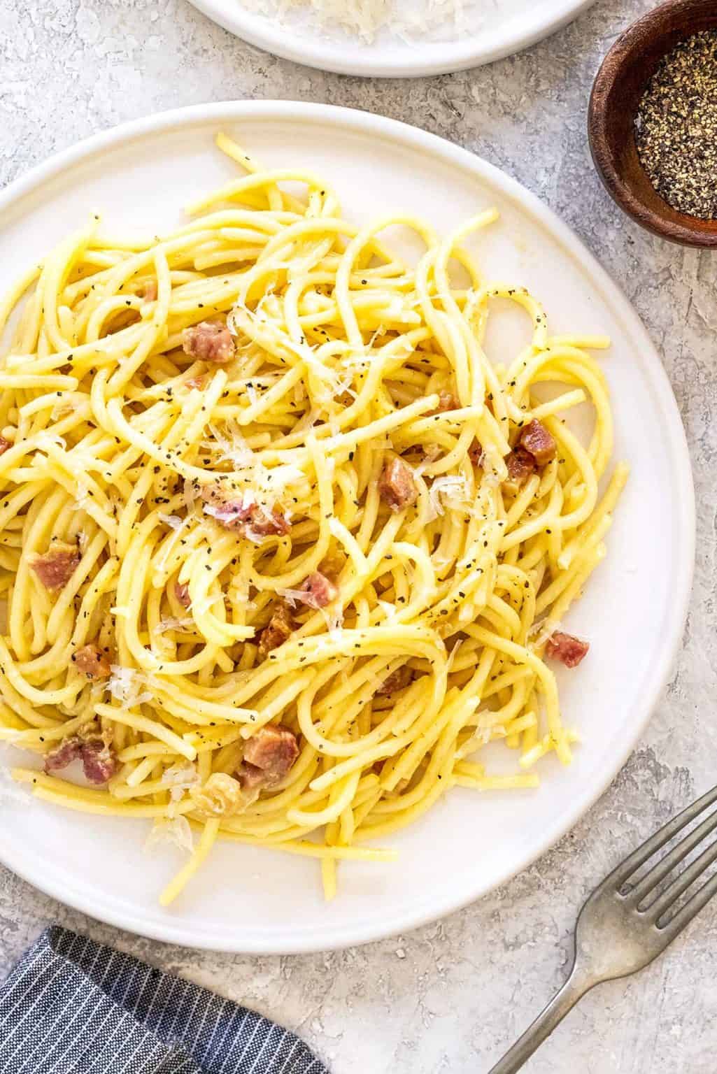 Pasta Carbonara Recipe - Jessica Gavin