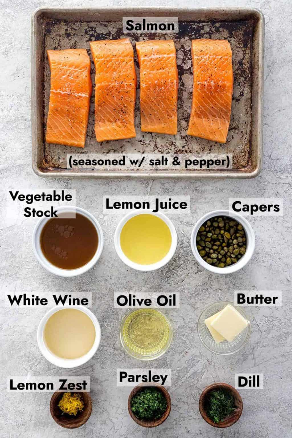 Salmon Piccata Jessica Gavin