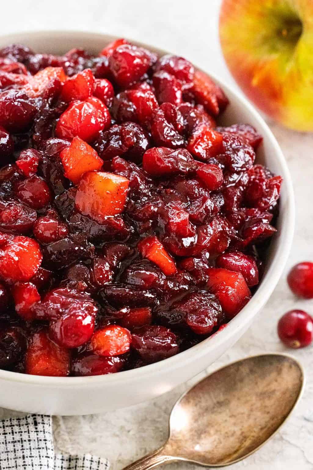 Apple Cranberry Sauce Jessica Gavin