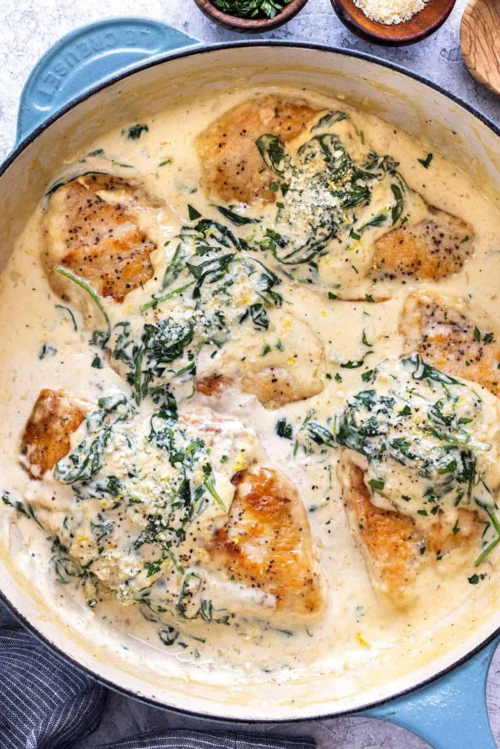 Chicken Florentine Jessica Gavin
