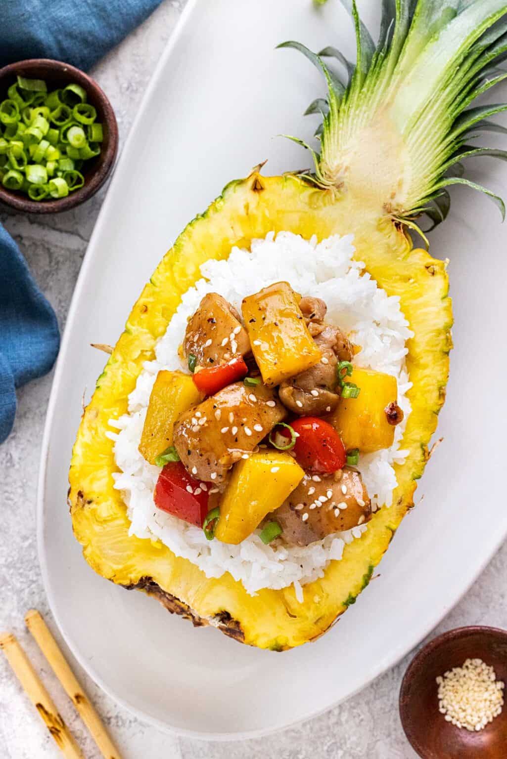 Pineapple Chicken StirFry Jessica Gavin