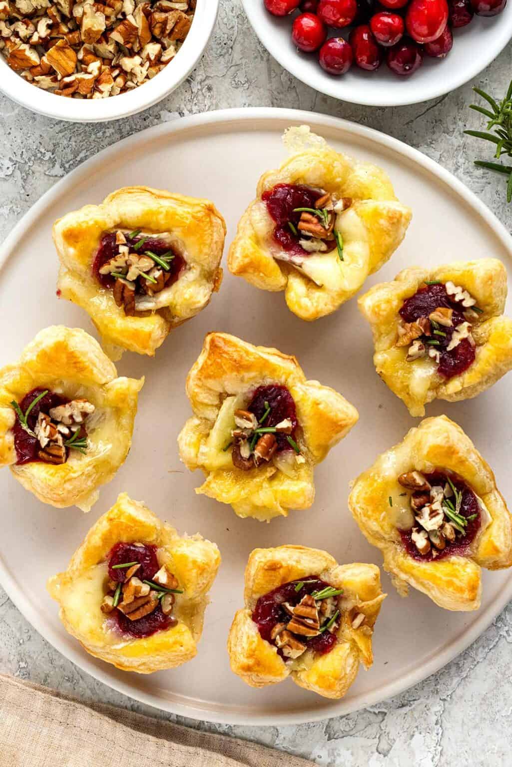 Cranberry Brie Bites Jessica Gavin