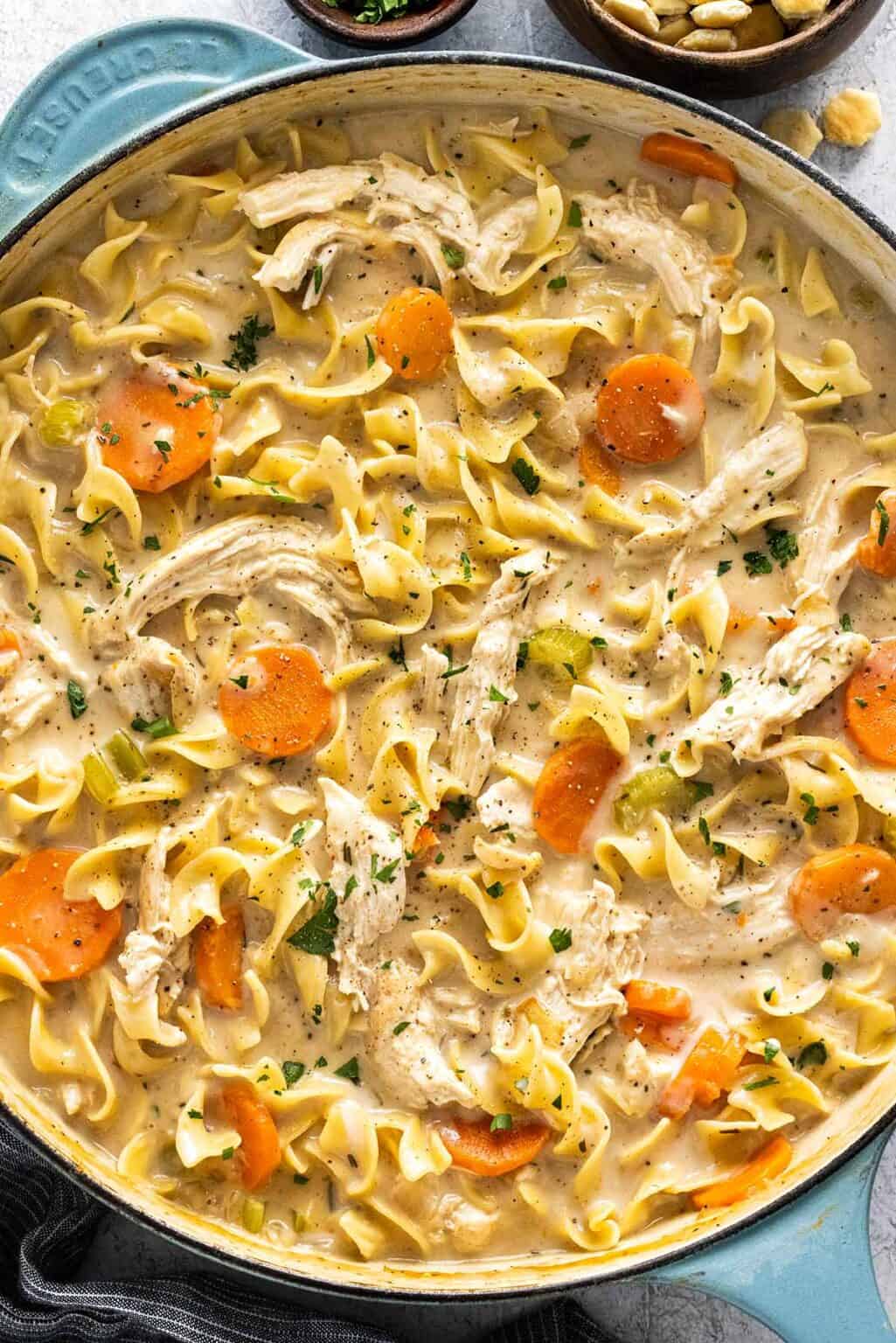 Creamy Chicken Noodle Soup Jessica Gavin