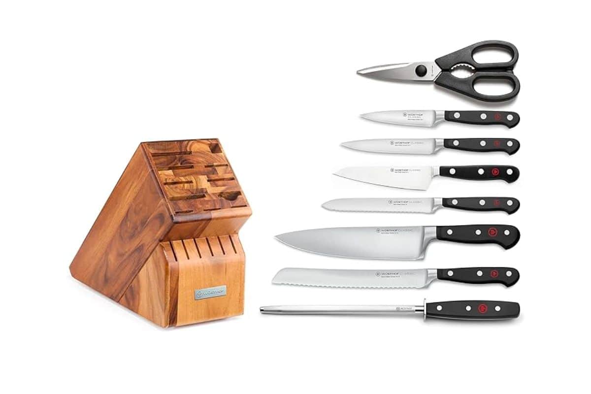 Best Cooking Gifts: WÜSTHOF Classic 9-Piece Knife Set