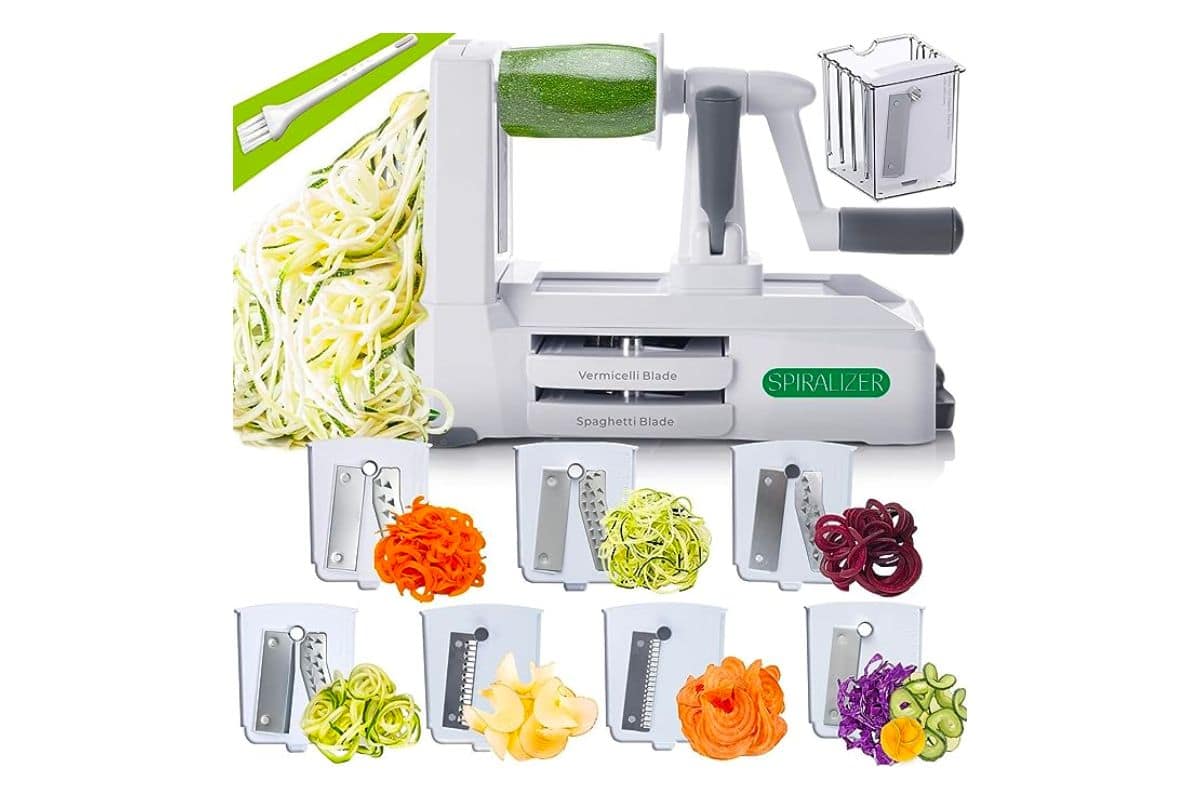 Best Cooking Gifts: Spiralizer 7-Blade Vegetable Slicer