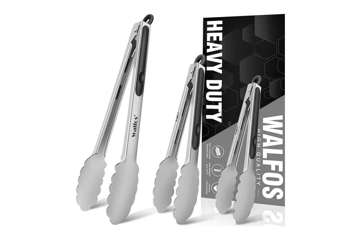 Walfos Stainless Steel Kitchen Tongs