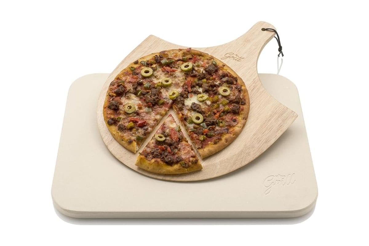 Hans Grill Heavy Duty Rectangular Pizza Stone